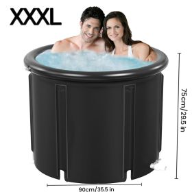 XXL Ice Bath Tub102 GL cold plunge tubPortable Plunge Poolmulti-level portable bathtub for Outdoor Gym Treatments, Foldable Basin