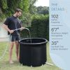 XXL Ice Bath Tub102 GL cold plunge tubPortable Plunge Poolmulti-level portable bathtub for Outdoor Gym Treatments, Foldable Basin