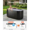 Cold Plunge Tub, 216 Gallon, Inflatable Ice Bath Tub Compatible with Water Chillers, Portable Cold Water Bathtub with Insulated Lid
