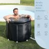 XXL Ice Bath Tub102 GL cold plunge tubPortable Plunge Poolmulti-level portable bathtub for Outdoor Gym Treatments, Foldable Basin