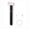 Red Light Therapy Facial Wand, 7-Color LED Beauty Device with Microcurrent, Heating & Vibration for Face & Neck
