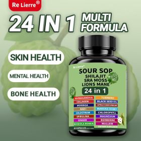 Mane 24in Capsule (Option: 60 capsules)